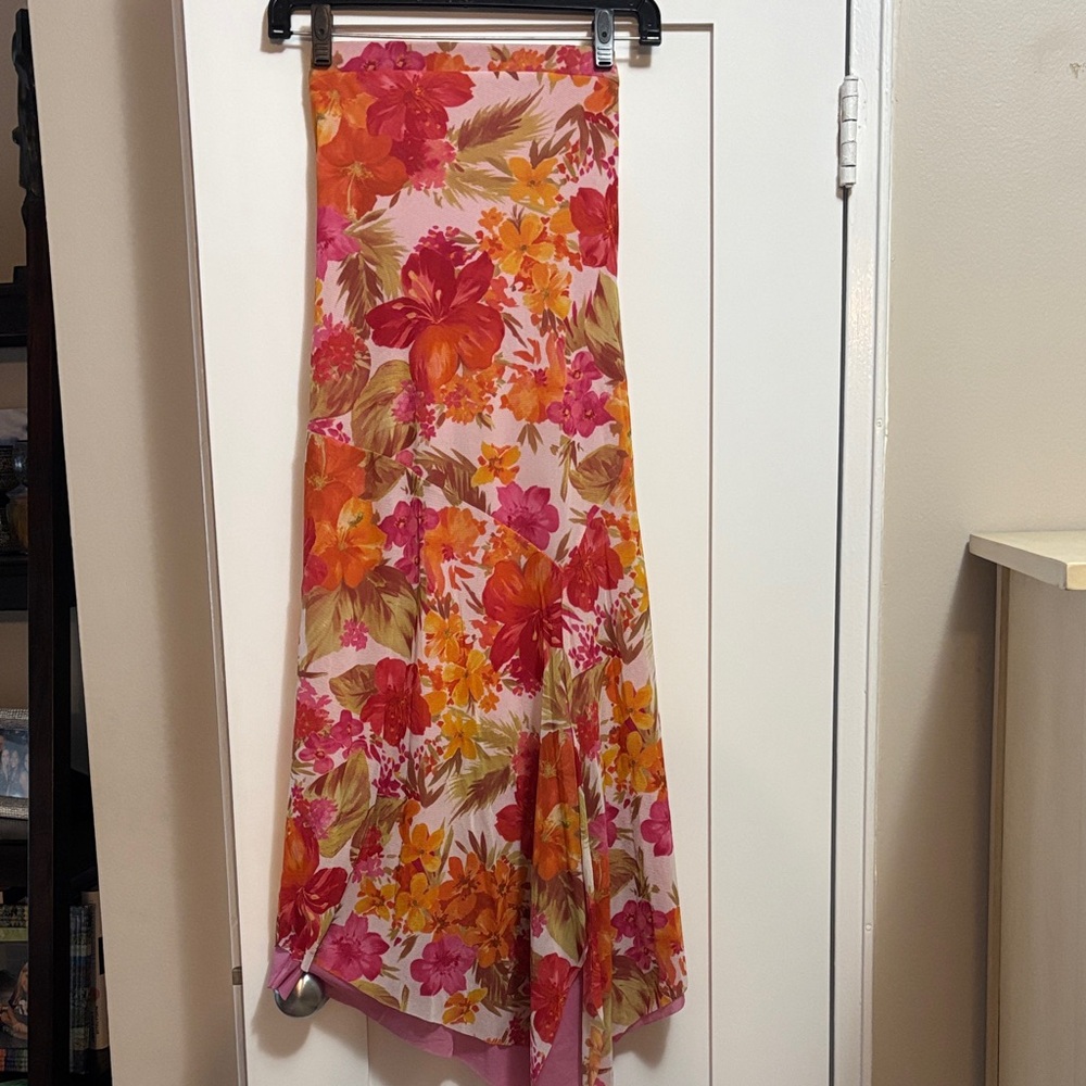 Sweet Pea Asymmetrical Floral Dress